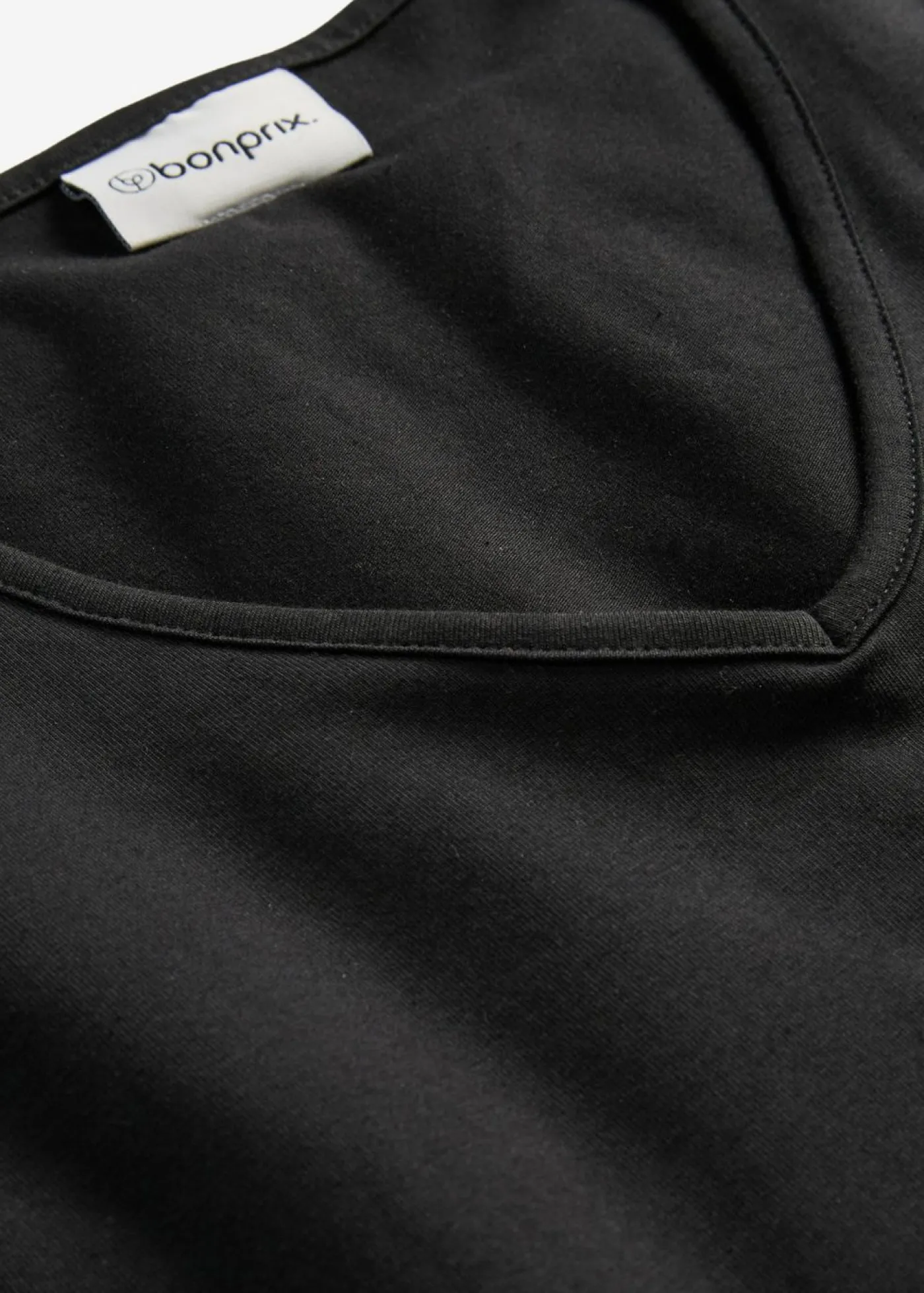 bonprix bonprix Camiseta larga favorecedora Negro