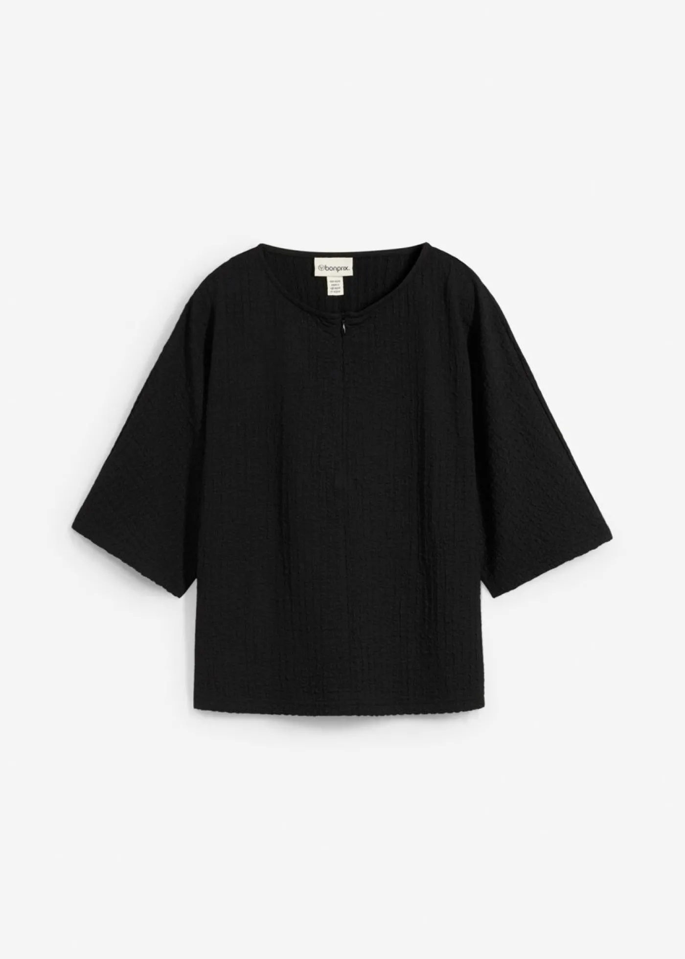 bonprix bonprix Camiseta oversize Negro Discount