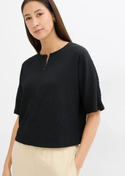 bonprix bonprix Camiseta oversize Negro Discount