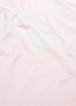 bonprix bonprix Camiseta oversize rosa cristal-blanco