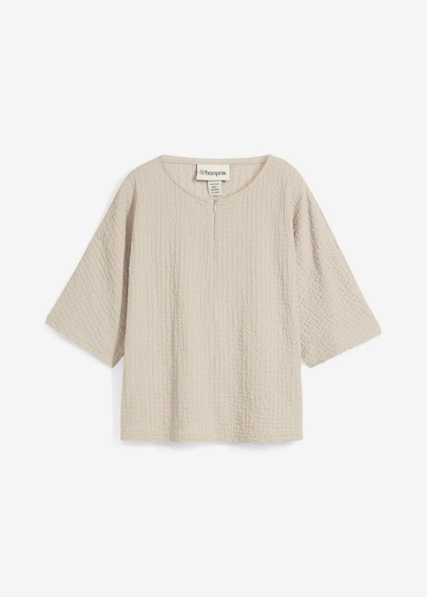 bonprix bonprix Camiseta oversize gris piedra Outlet