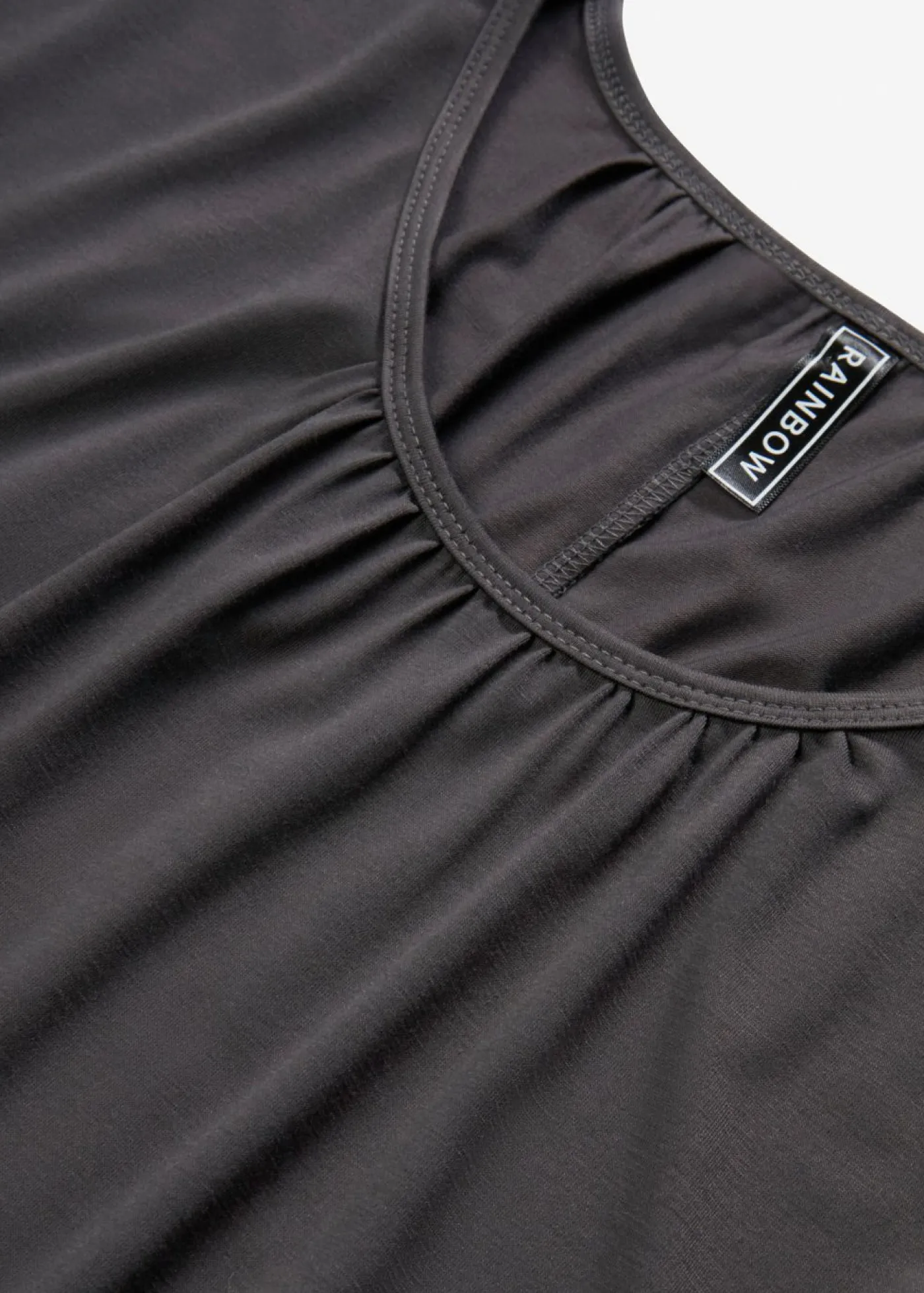 bonprix bonprix Camiseta oversize de mezcla de viscosa pizarra Outlet