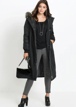 bonprix bonprix Camiseta oversize de mezcla de viscosa Negro Best