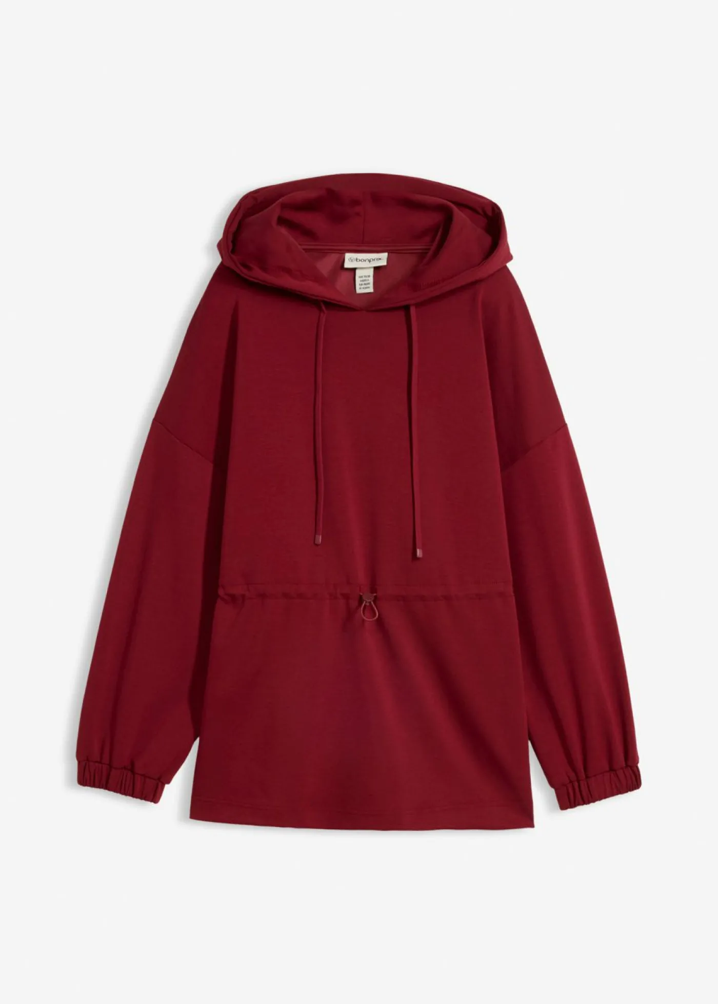 bonprix bonprix Camiseta oversize de neopreno suave Rojo rubí