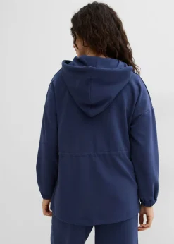 bonprix bonprix Camiseta oversize de neopreno suave Azul marino Clearance