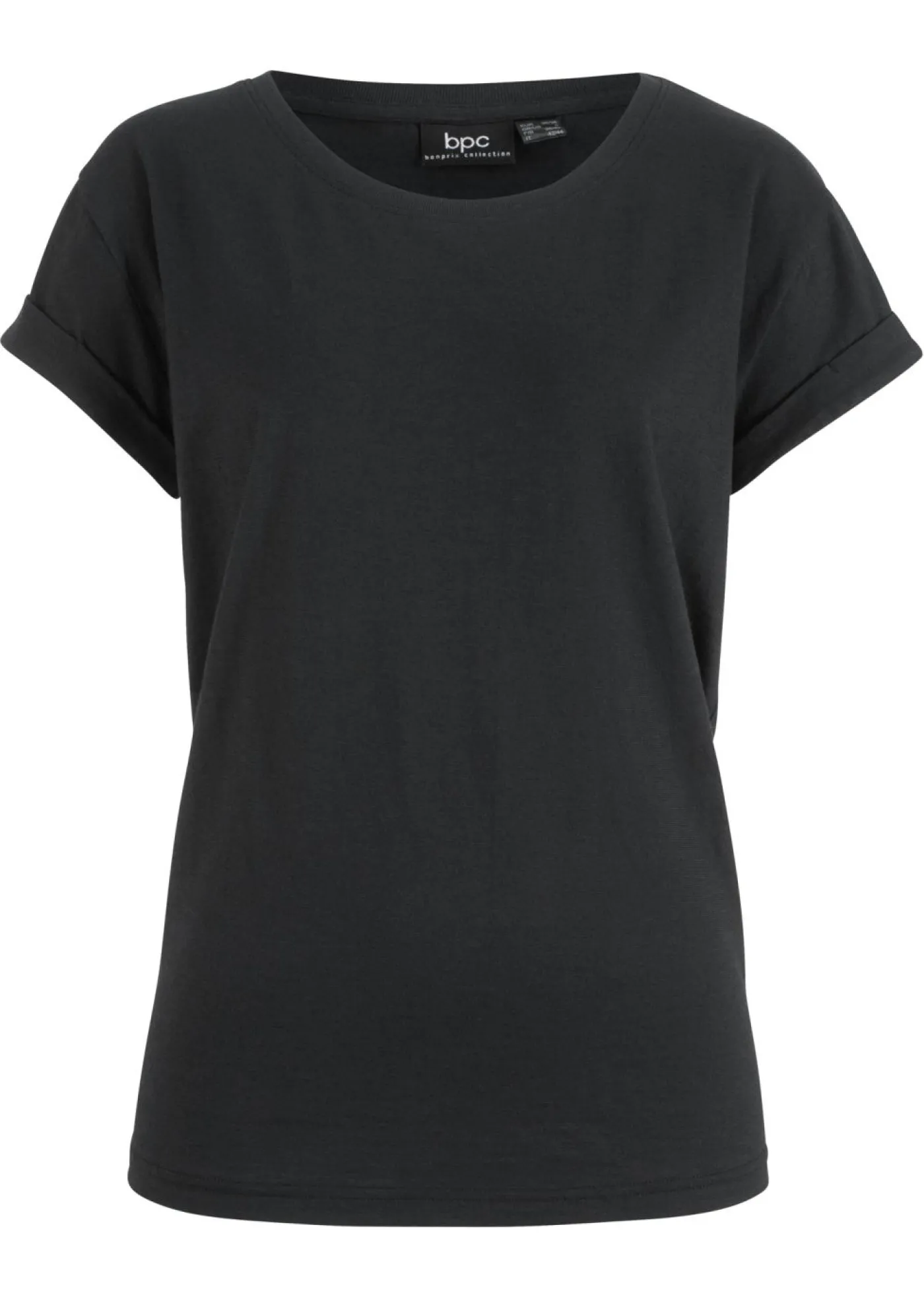 bonprix bonprix Camiseta tipo boxy Negro