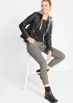 bonprix bonprix Camiseta tipo boxy Negro