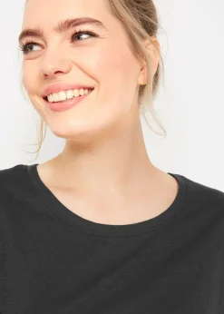 bonprix bonprix Camiseta tipo boxy Negro