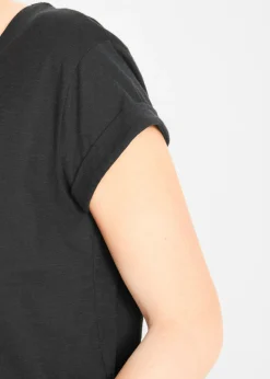 bonprix bonprix Camiseta tipo boxy Negro