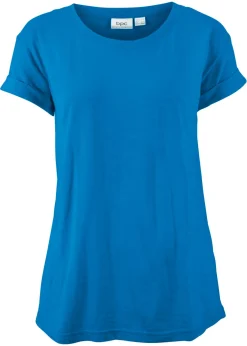 bonprix bonprix Camiseta tipo boxy azul cielo Discount
