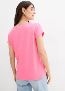 bonprix bonprix Camiseta tipo boxy azul cielo Discount