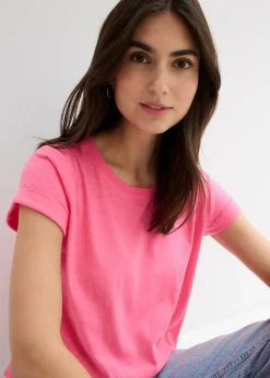 bonprix bonprix Camiseta tipo boxy azul cielo Discount
