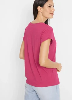 bonprix bonprix Camiseta tipo boxy fucsia Hot