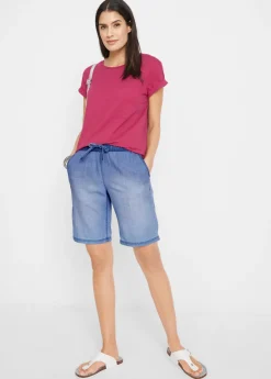 bonprix bonprix Camiseta tipo boxy fucsia Hot