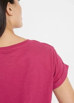 bonprix bonprix Camiseta tipo boxy fucsia Hot