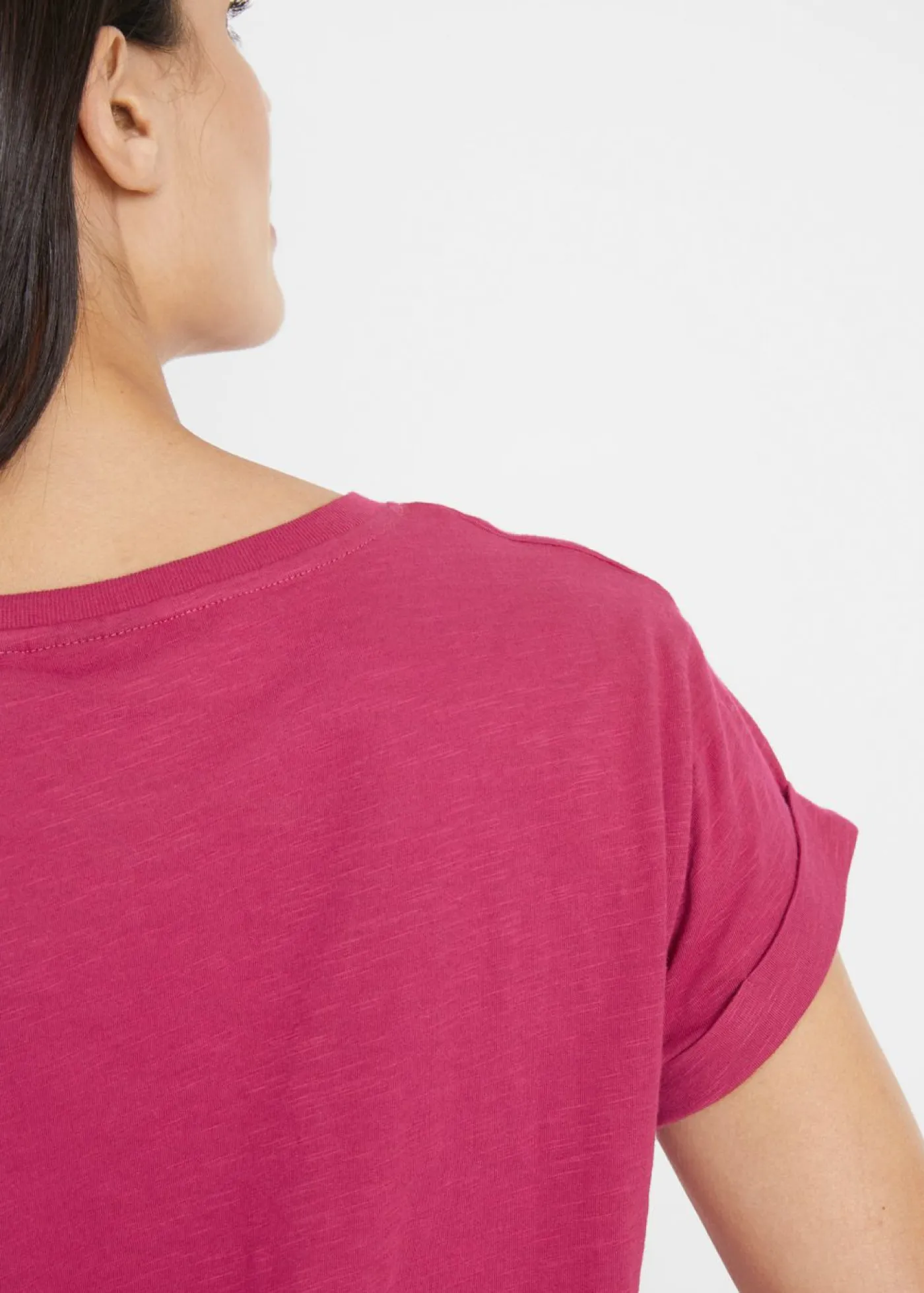 bonprix bonprix Camiseta tipo boxy fucsia Hot