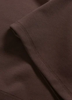 bonprix bonprix Camiseta tipo capa de manga larga Marrón oscuro Online