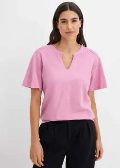 bonprix bonprix Camiseta tipo túnica Malva Best