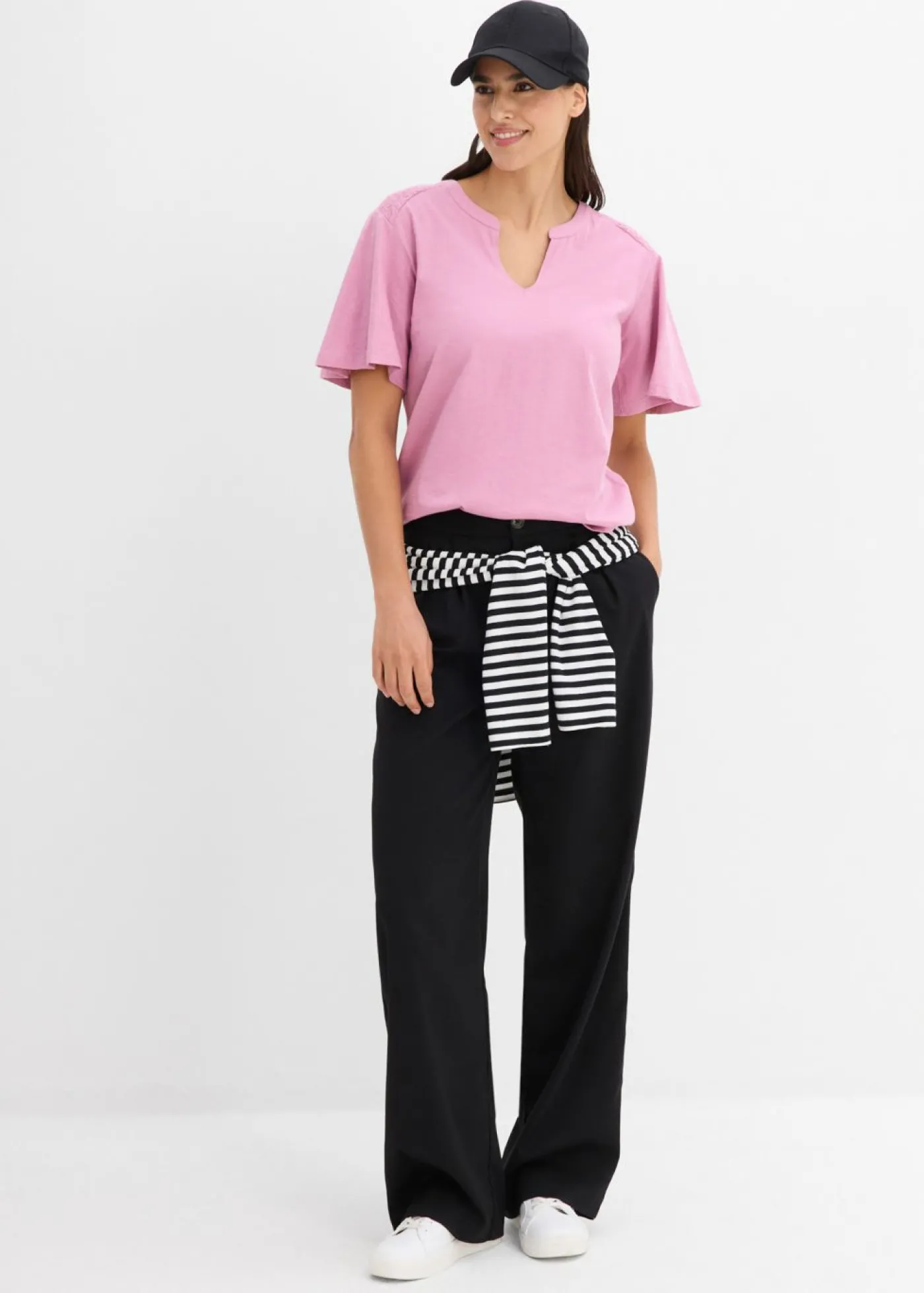 bonprix bonprix Camiseta tipo túnica Malva Best