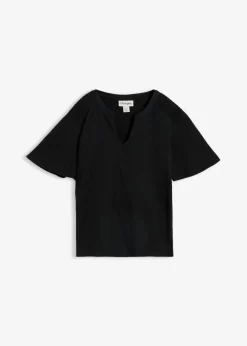 bonprix bonprix Camiseta tipo túnica Negro Hot