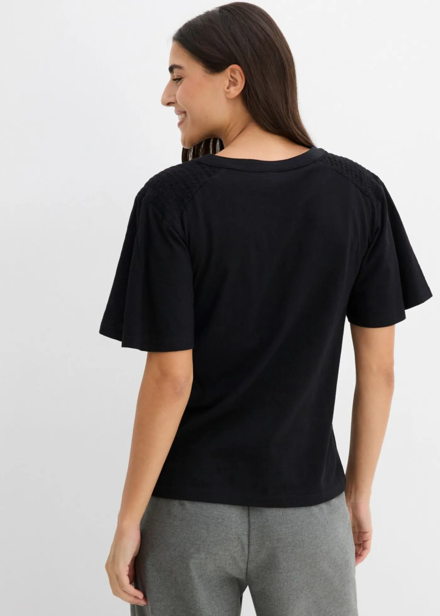 bonprix bonprix Camiseta tipo túnica Negro Hot