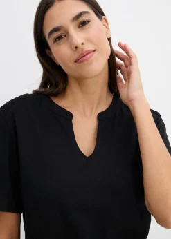 bonprix bonprix Camiseta tipo túnica Negro Hot