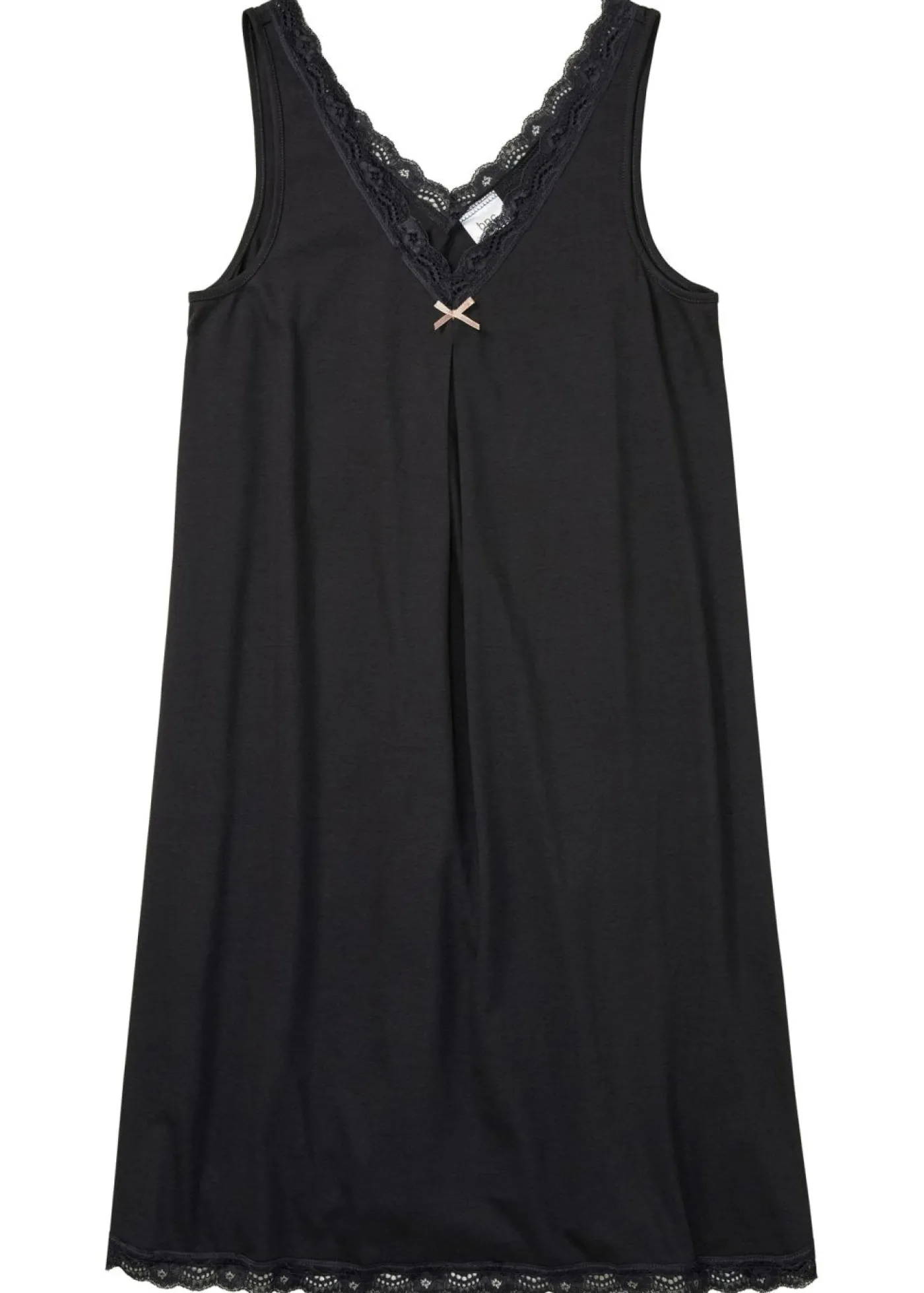 bonprix bonprix Camisón corto de mezcla suave de viscosa Negro New