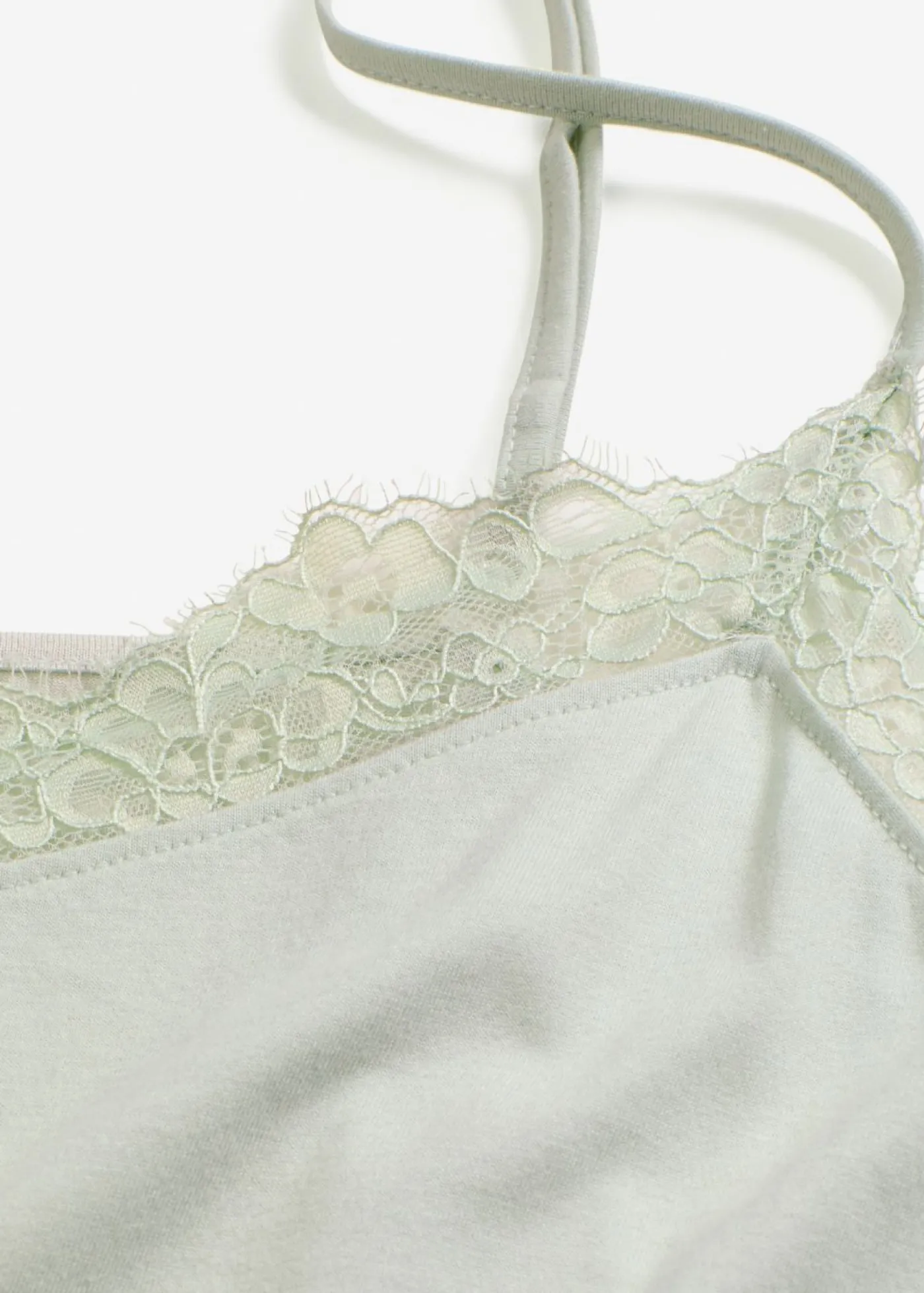 bonprix bonprix Camisón de mezcla de viscosa suave mentol claro Online