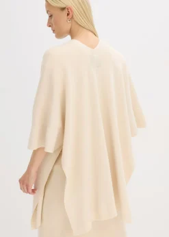 bonprix bonprix Capa de punto oversize gris guijarro moteado New