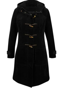 bonprix bonprix Capa forrado de pana Negro Discount