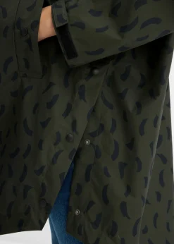 bonprix bonprix Capa impermeable premamá 3 en 1 con inserto de porteo y bolsa Oliva profundo-negro Outlet