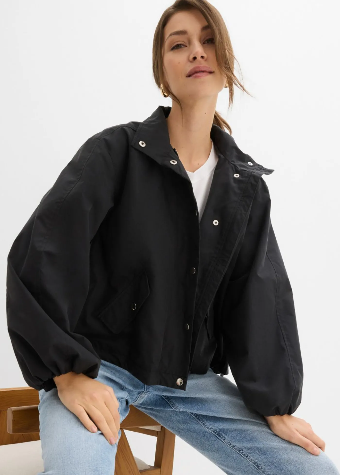 bonprix bonprix Cazadora Negro Clearance