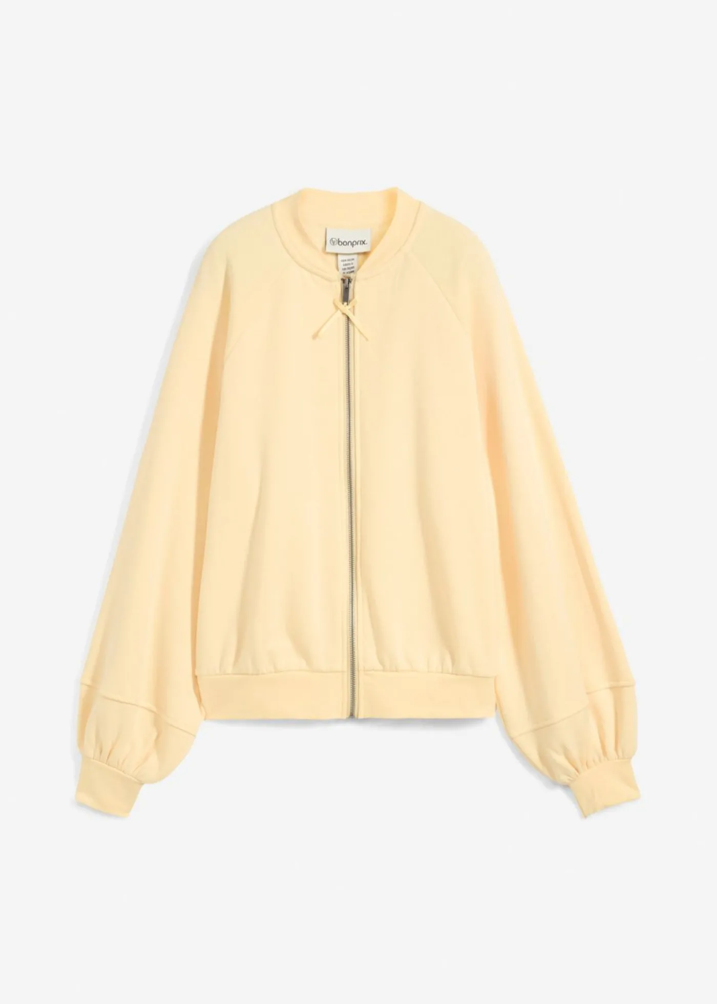 bonprix bonprix Cazadora con mangas abullonadas Amarillo claro Clearance