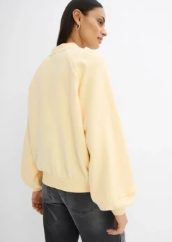 bonprix bonprix Cazadora con mangas abullonadas Amarillo claro Clearance