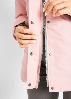 bonprix bonprix Cazadora de invierno con aspecto 2 en 1 Rosa perla Hot