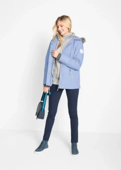 bonprix bonprix Cazadora de invierno con aspecto 2 en 1 Azul perla Outlet