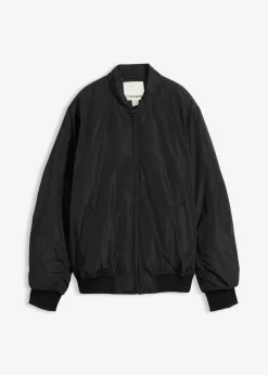 bonprix bonprix Cazadora ligeramente acolchada Negro
