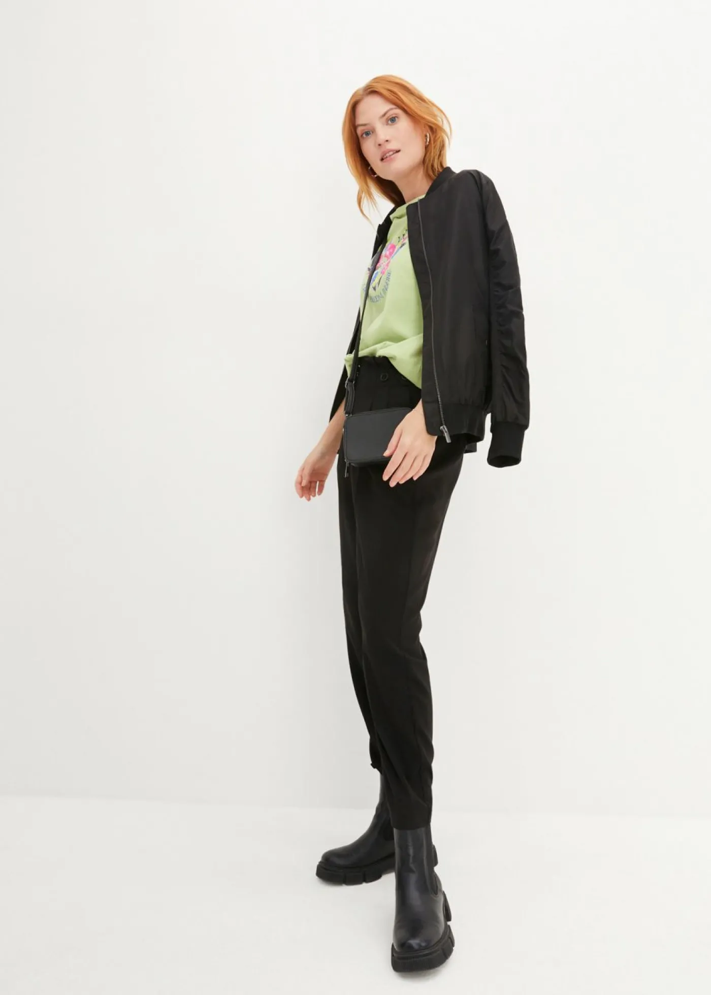 bonprix bonprix Cazadora oversize Negro Clearance