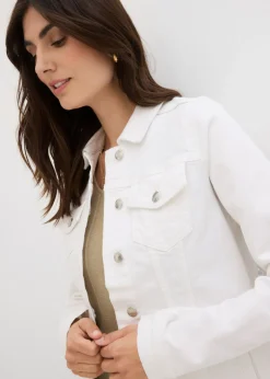 bonprix bonprix Cazadora vaquera Blanco Best