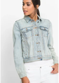 bonprix bonprix Cazadora vaquera Azul vaquero claro Clearance