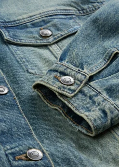 bonprix bonprix Cazadora vaquera holgada azul claro denim usado Hot