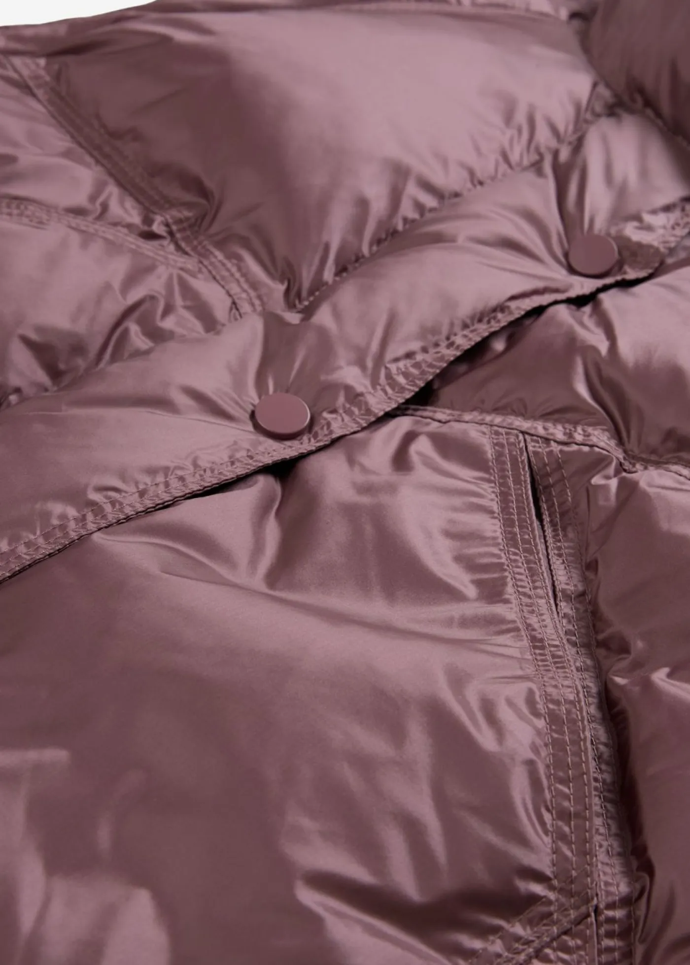 bonprix bonprix Chaleco acolchado con plumón reciclado Violeta mate Outlet