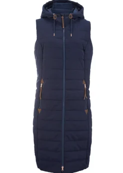 bonprix bonprix Chaleco acolchado largo Azul oscuro Best
