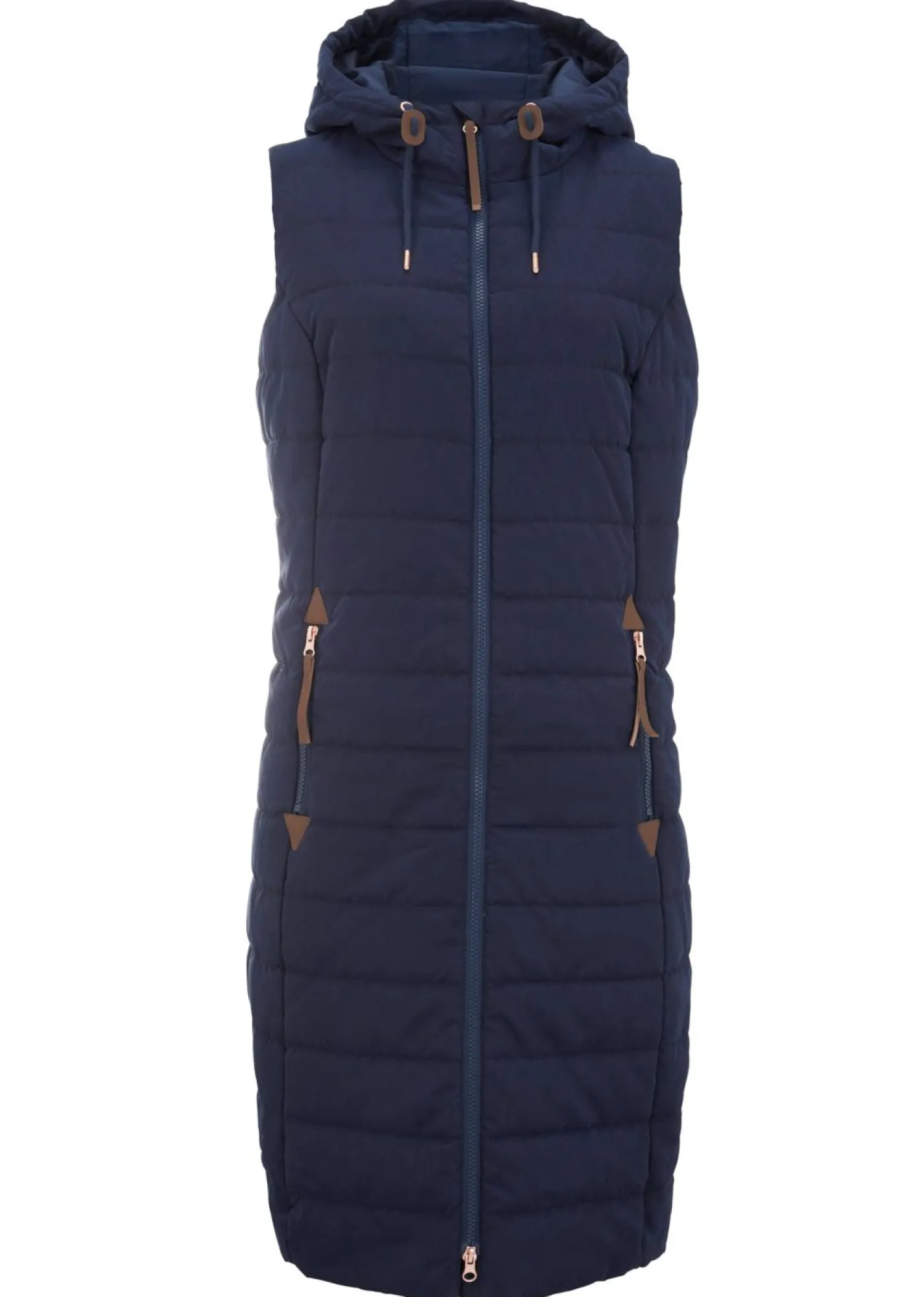 bonprix bonprix Chaleco acolchado largo Azul oscuro Best