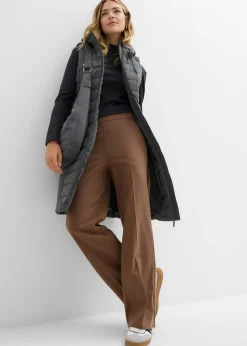 bonprix bonprix Chaleco acolchado largo antracita Hot