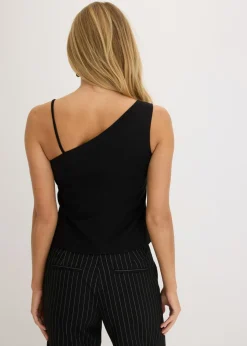 bonprix bonprix Chaleco con botones Negro New