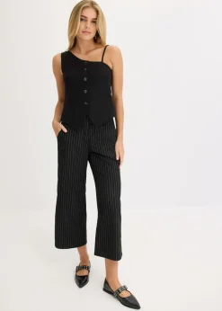 bonprix bonprix Chaleco con botones Negro New
