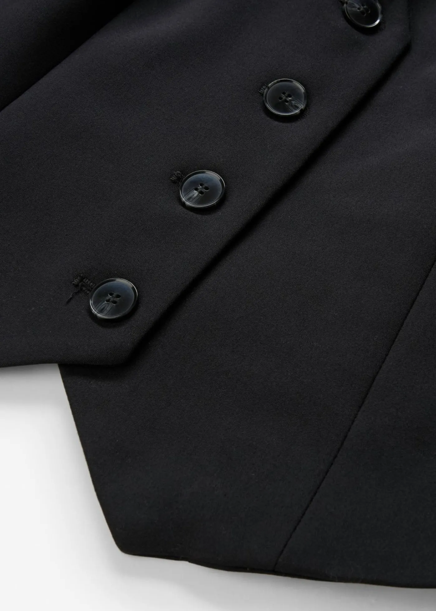 bonprix bonprix Chaleco corto de traje Negro Best