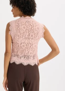 bonprix bonprix Chaleco de encaje Rosa vintage Clearance