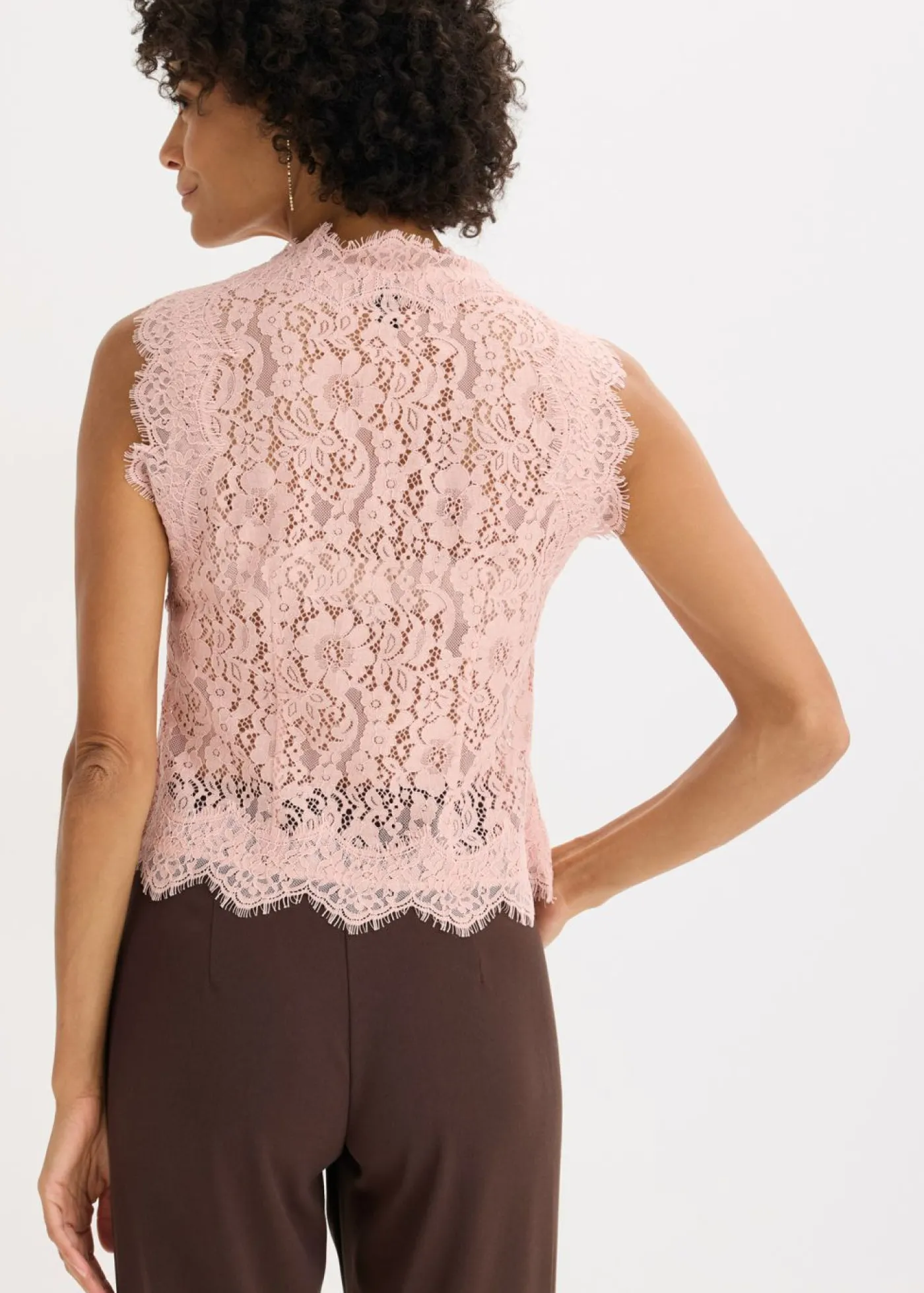 bonprix bonprix Chaleco de encaje Rosa vintage Clearance